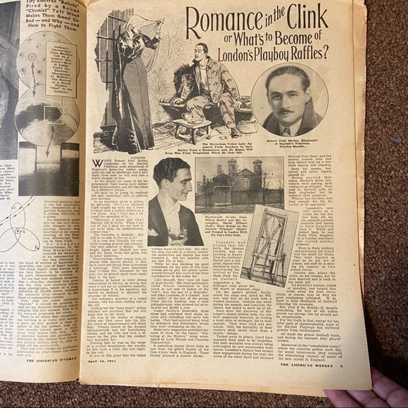American Weekly April 16, 1944 issue. Filled with WWII-era entertainment + news. - Picture 3 of 9